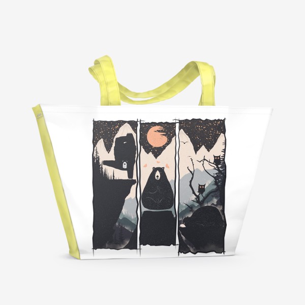 Пляжная сумка «Orange Moon»