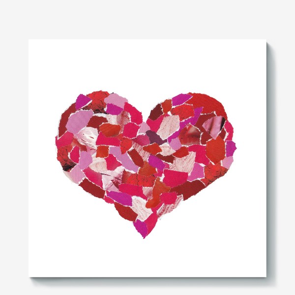 Холст «Сердце. Любовь. День святого Валентина. 14 февраля»
