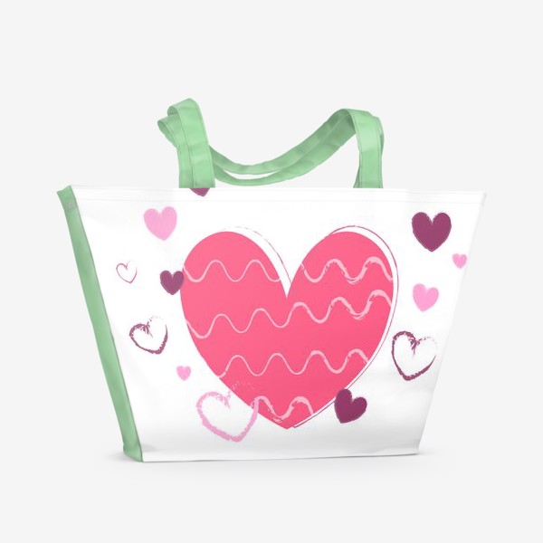 Пляжная сумка «Love is...»