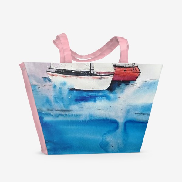 Пляжная сумка «Лодки»