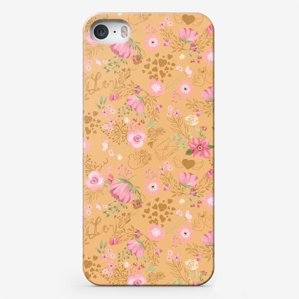 Чехол iPhone « Цветочный принт»