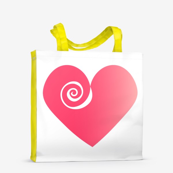 Сумка-шоппер «Сердце с розой»