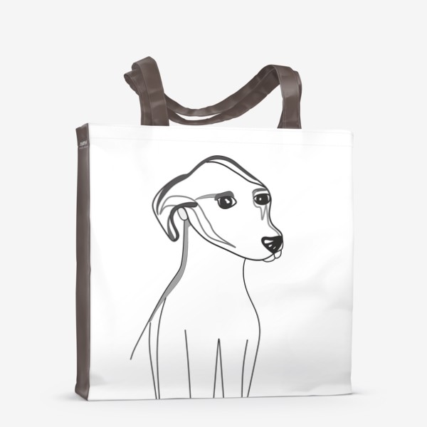 Сумка-шоппер &laquo;Портрет собаки&raquo;