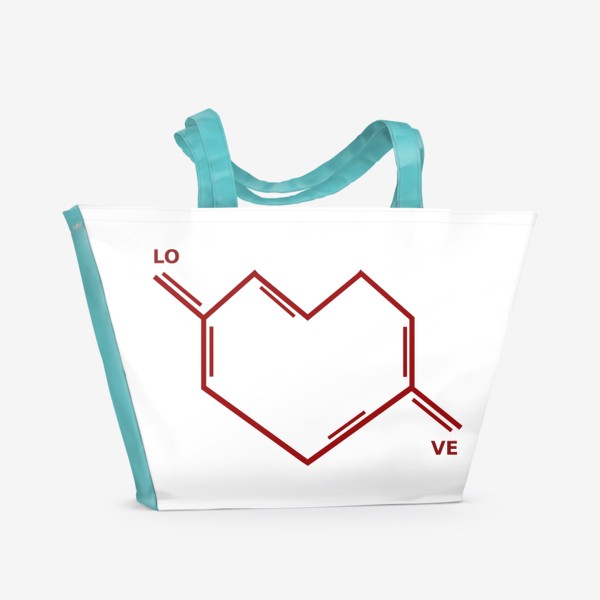 Пляжная сумка «Формула любви»