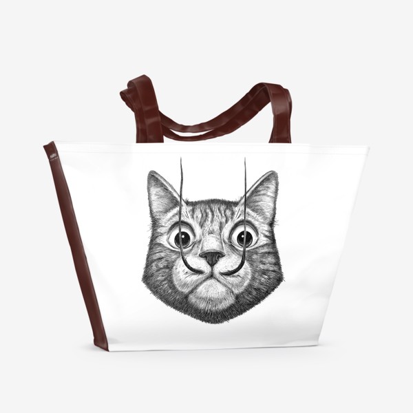 Пляжная сумка «Cat Dali»