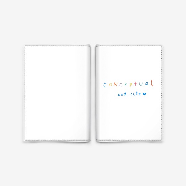 Обложка для паспорта «концептуально и мило / conceptual and cutie»