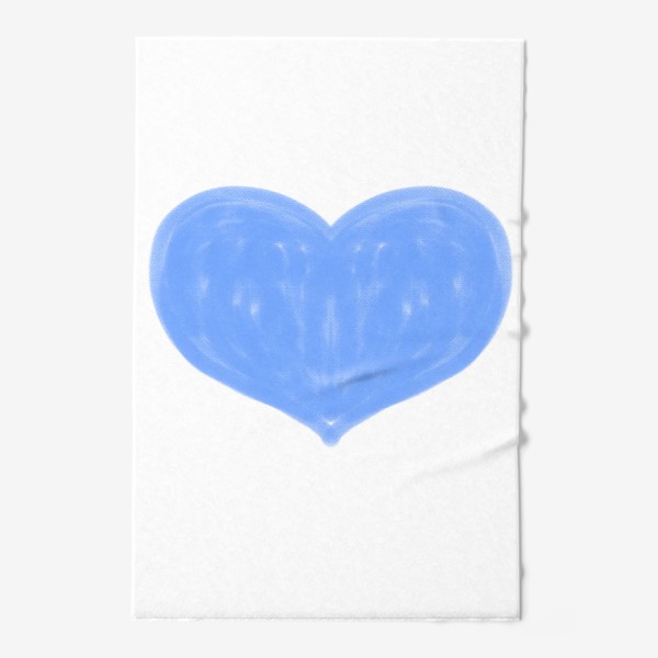 Полотенце «Синее сердце»