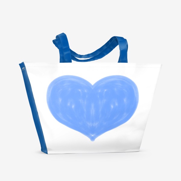 Пляжная сумка &laquo;Синее сердце&raquo;