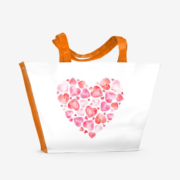 Пляжная сумка «Сердце из сердец»