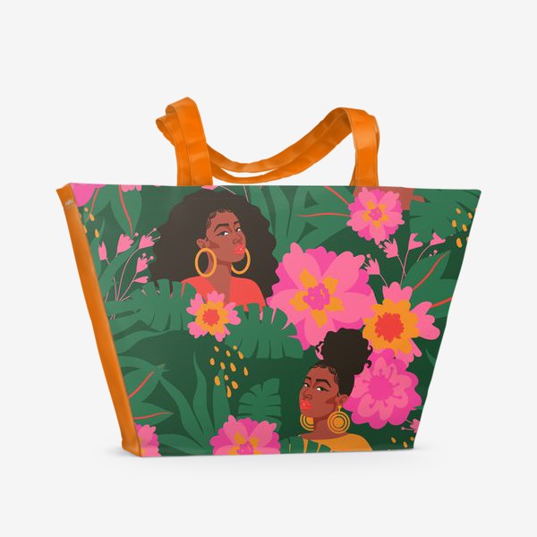 Пляжная сумка «Красотки в Джунглях»