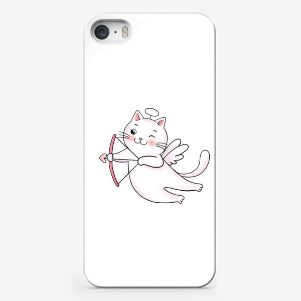 Чехол iPhone «Котик амур (купидон)»