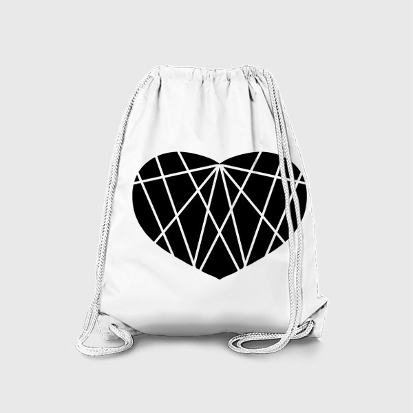 Рюкзак «Сердце геометрия »