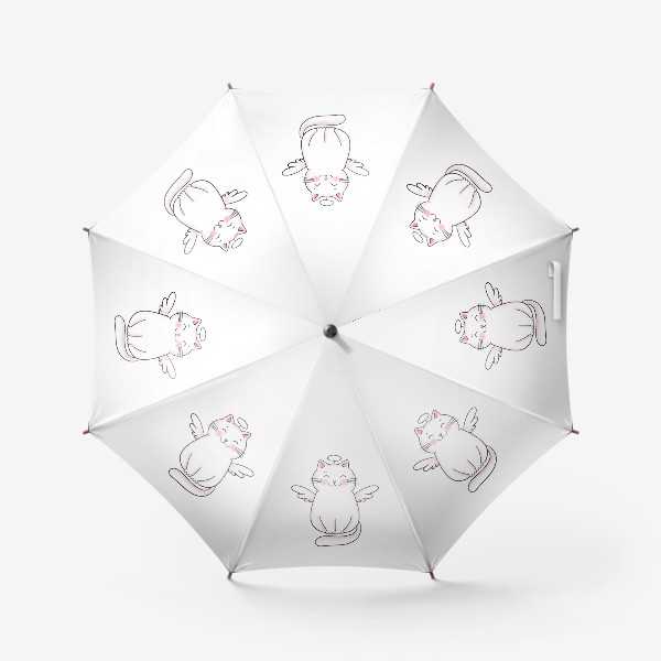 Зонт «Котик ангелочек»