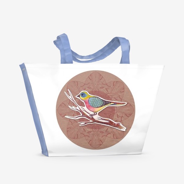 Пляжная сумка «Птица Февронья»