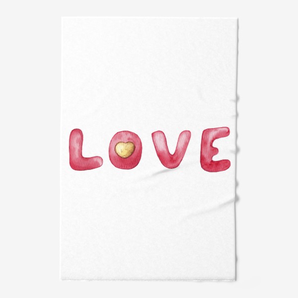 Полотенце «Love День Святого Валентина»