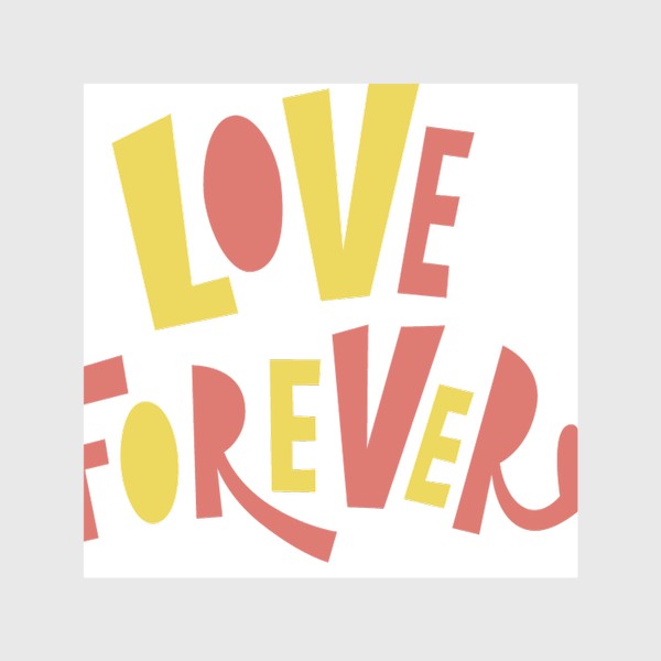 Скатерть «Love forever »