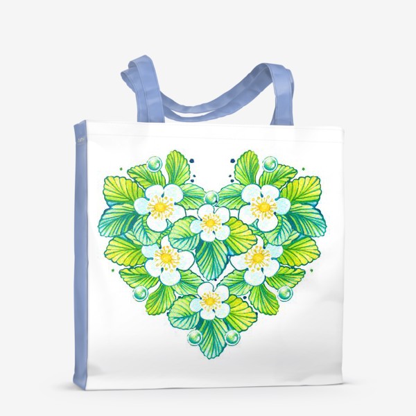 Сумка-шоппер «Сердце из цветов»