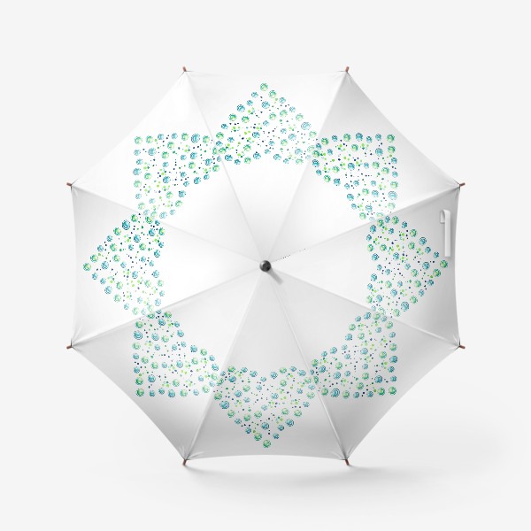 Зонт «Сердце из капелек»