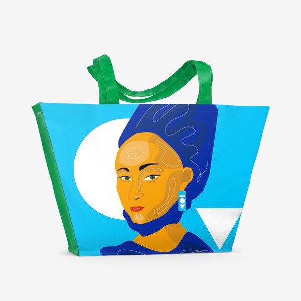 Пляжная сумка «Этнический портрет»
