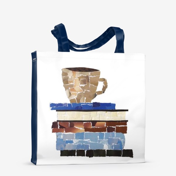 Сумка-шоппер &laquo;Книги и кофе&raquo;