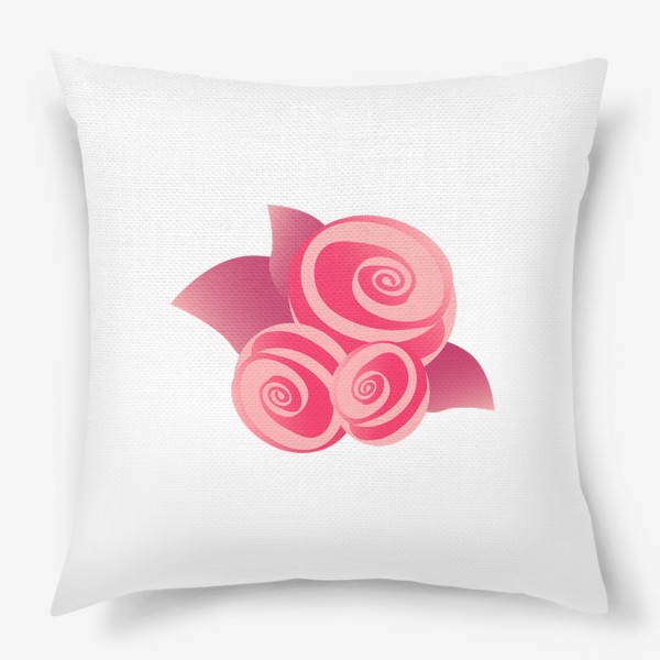 Подушка «Букет из роз»