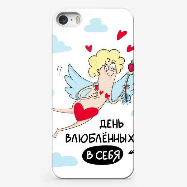Чехол iPhone «День Влюбленных в Себяленных в Себя ангел»