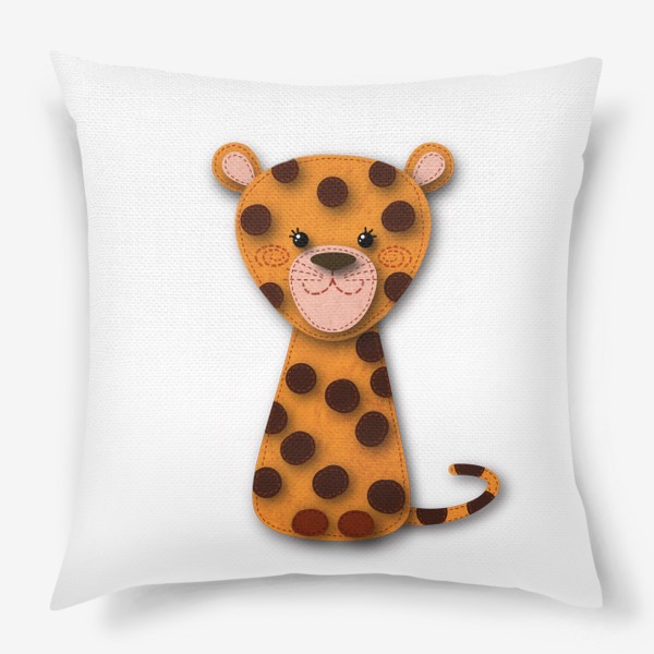 Подушка «Милый игрушечный леопард»