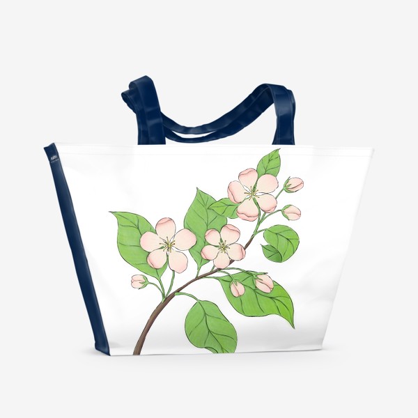 Пляжная сумка «Цветущая яблоня»