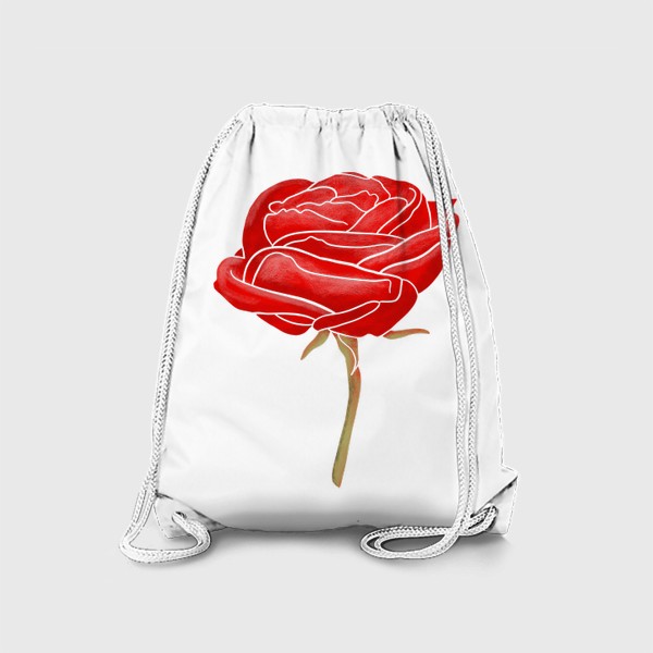 Рюкзак «Роза в винтажном стиле. Ретро. Растения, цветок, цветочек. Подарок на 8 марта, бабушке, девушке, жене. День влюбленных. »