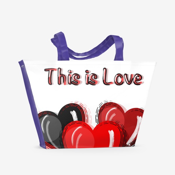 Пляжная сумка «This is Love»