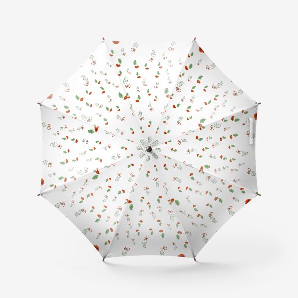 Зонт «Абстрактные маки паттерн»