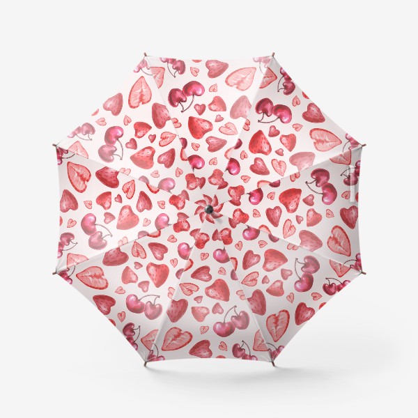 Зонт «Клубника и вишня»