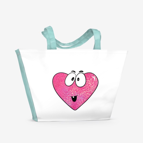 Пляжная сумка «Веселое сердце»