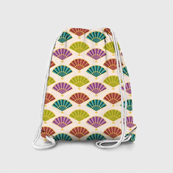 Рюкзак «Цветные японские веера»