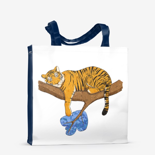 Сумка-шоппер «Тигр на ветке»