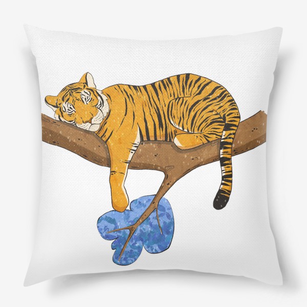 Подушка «Тигр на ветке»