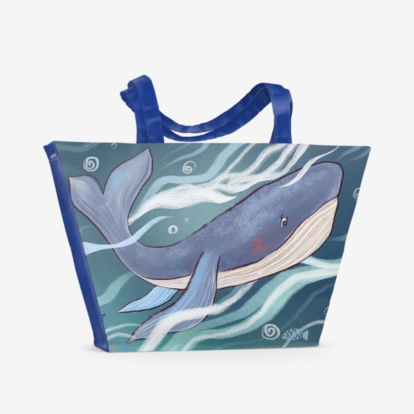 Пляжная сумка &laquo;Синий кит&raquo;