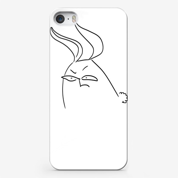 Чехол iPhone «Заяц хмур»