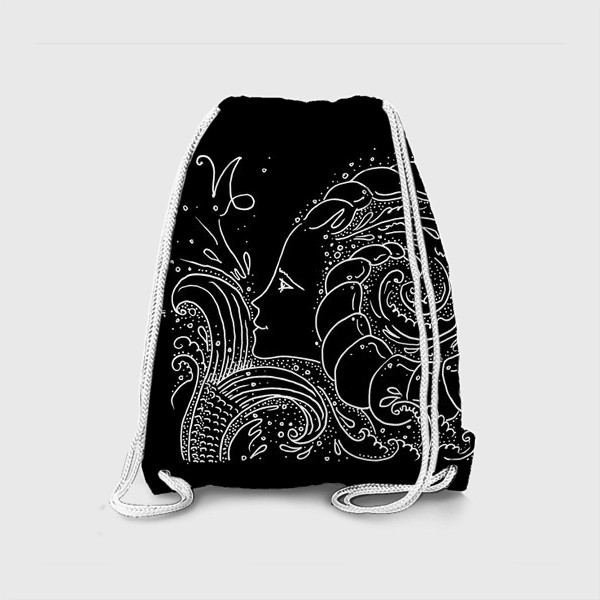 Рюкзак «Козерог зодиак. Черный»