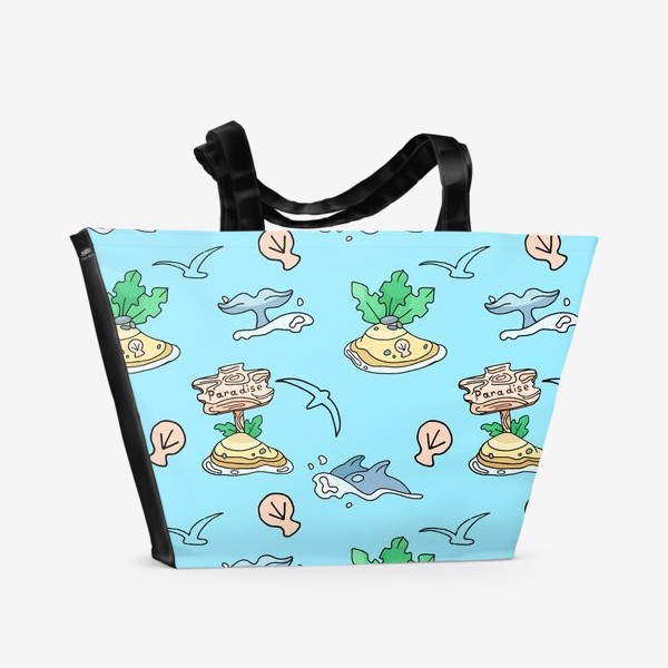 Пляжная сумка «Лето, море»