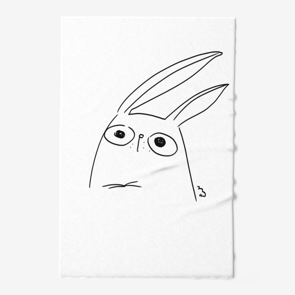 Полотенце «Заяц с большими глазами»