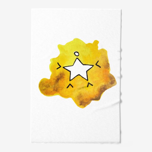 Полотенце «Звезда Звездочка Символ Простой рисунок»
