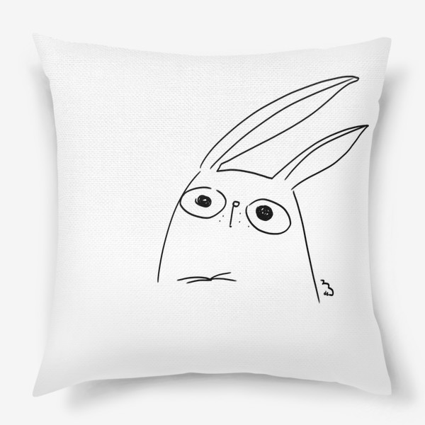 Подушка «Заяц с большими глазами»