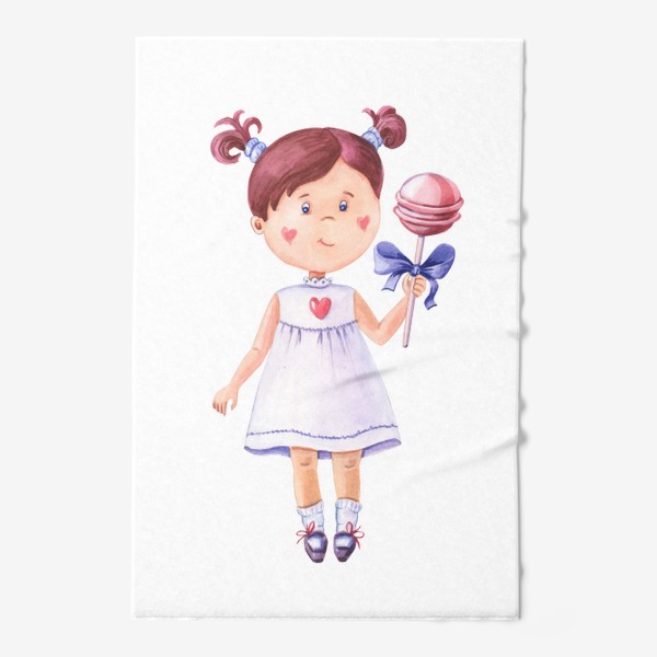 Полотенце «Девочка с конфетой»