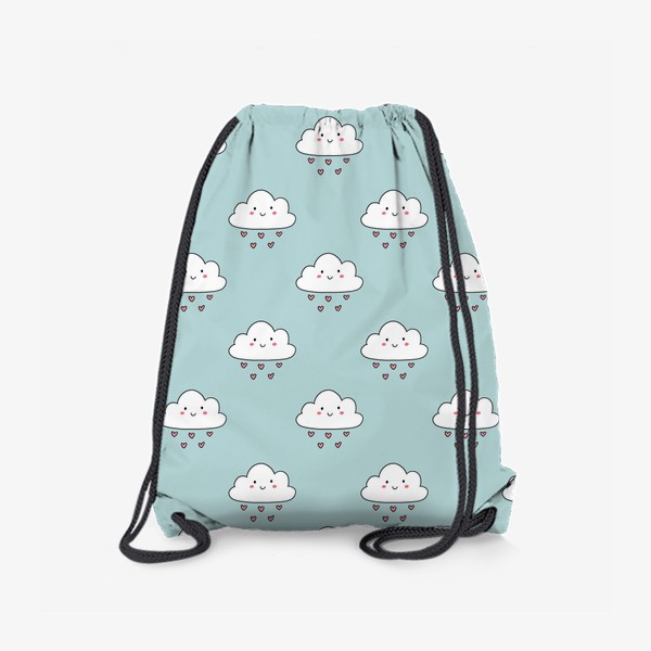 Рюкзак «Облака и сердечки»
