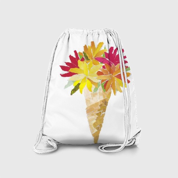 Рюкзак «Весенние цветы. Мороженое. Лето»
