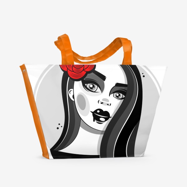 Пляжная сумка «Девушка зомби»