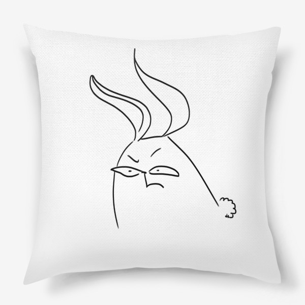 Подушка «Заяц хмур»