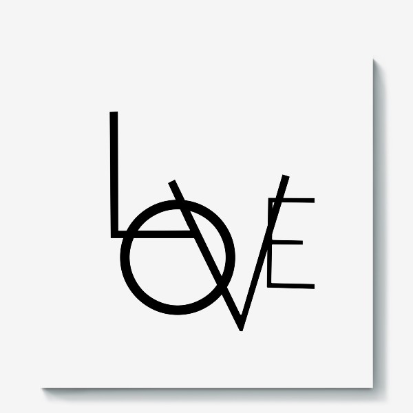 Холст «Love. Любовь»