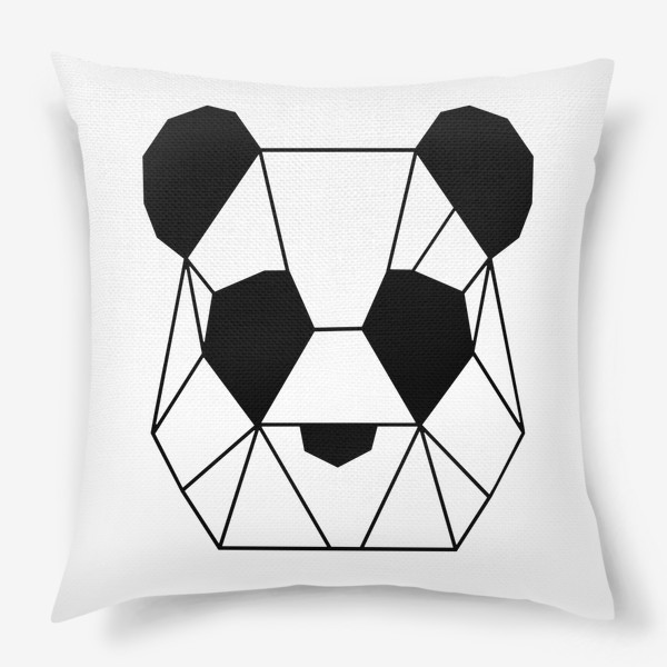 Подушка «Панда. Геометрия»